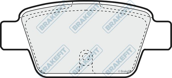 APEC BRAKING stabdžių trinkelių rinkinys, diskinis stabdys PD3128